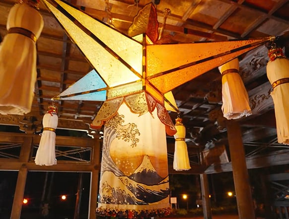 Shirotori Haiden Odori (Sacred Dance at the Shrine Hall)